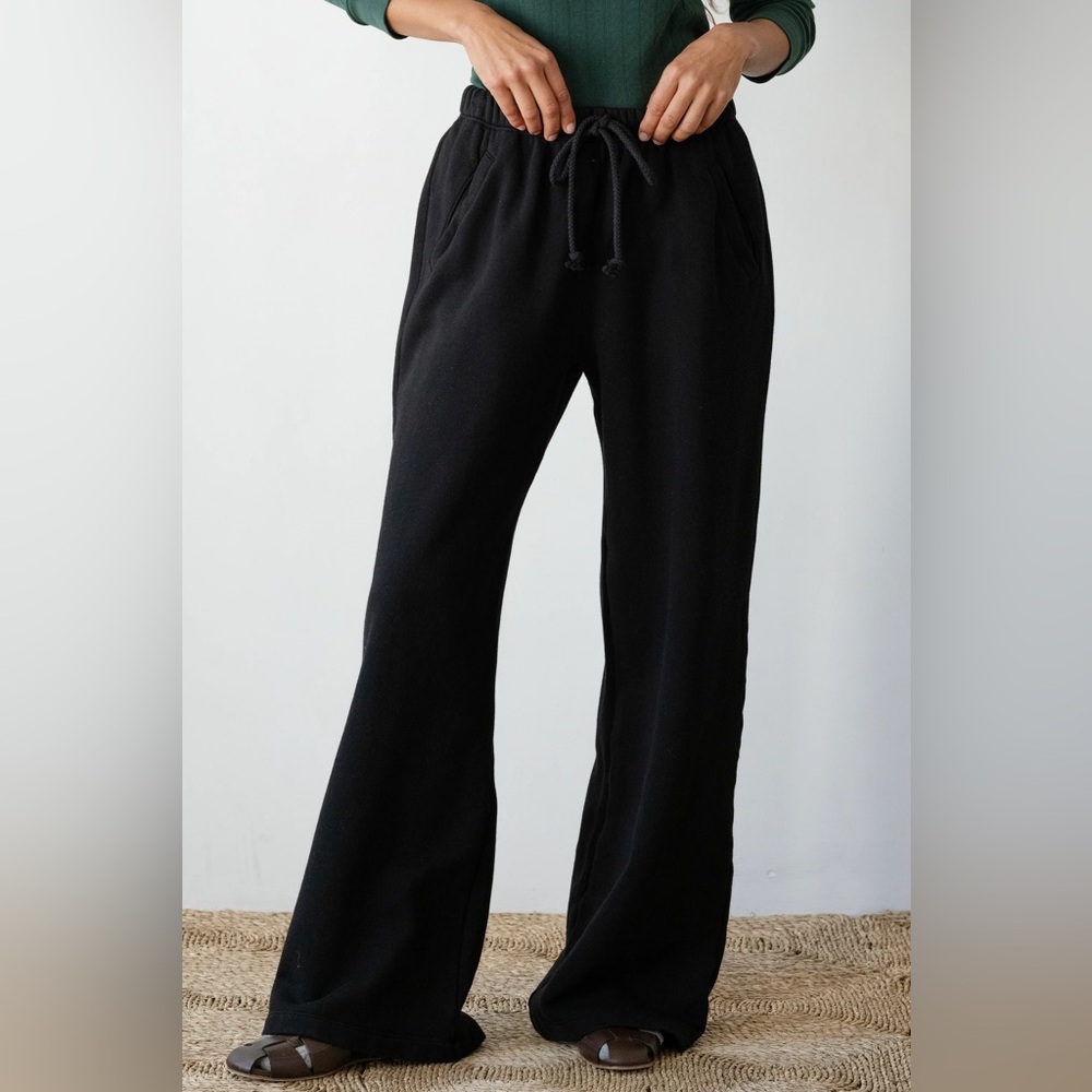 DONNI. Eco Fleece Wide Leg Sweatpants - NWT